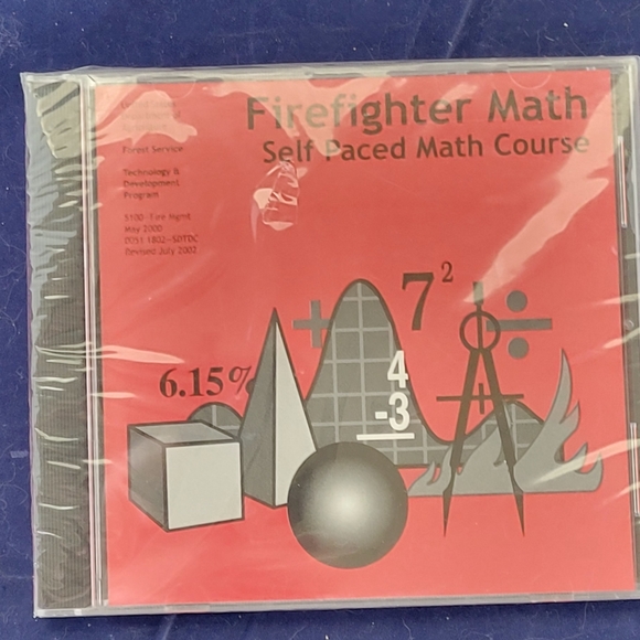 Vintage 2002 Forest Service Firefighter Math Self Paced Math Course CD - Picture 2 of 3